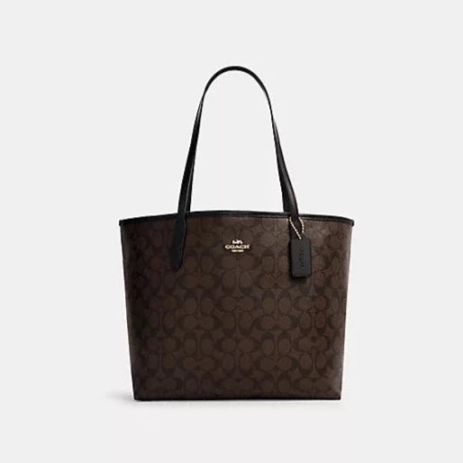 City Tote In Signature Canvas