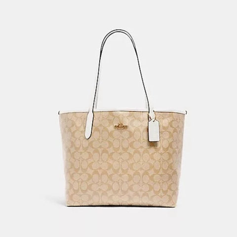 City Tote In Signature Canvas