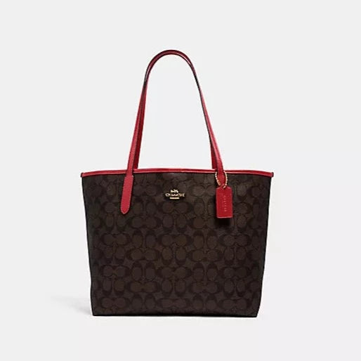 City Tote In Signature Canvas