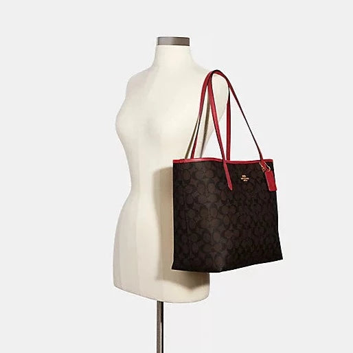 City Tote In Signature Canvas