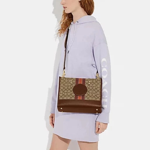 Dempsey Carryall In Signature Jacquard With Coach Patch