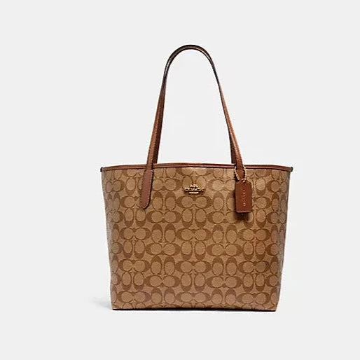 City Tote In Signature Canvas