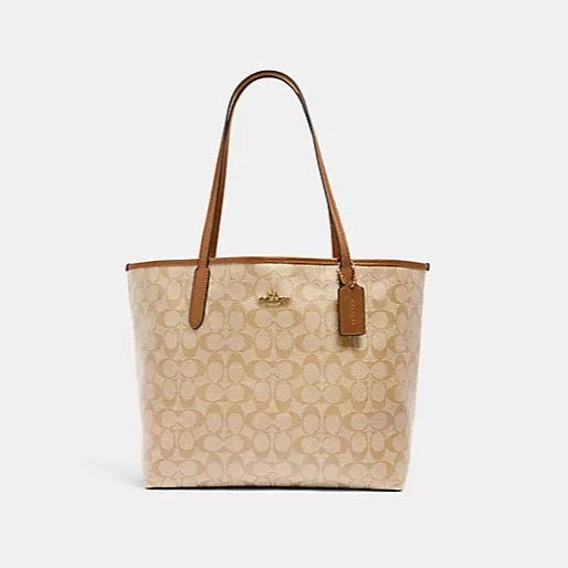 City Tote In Signature Canvas