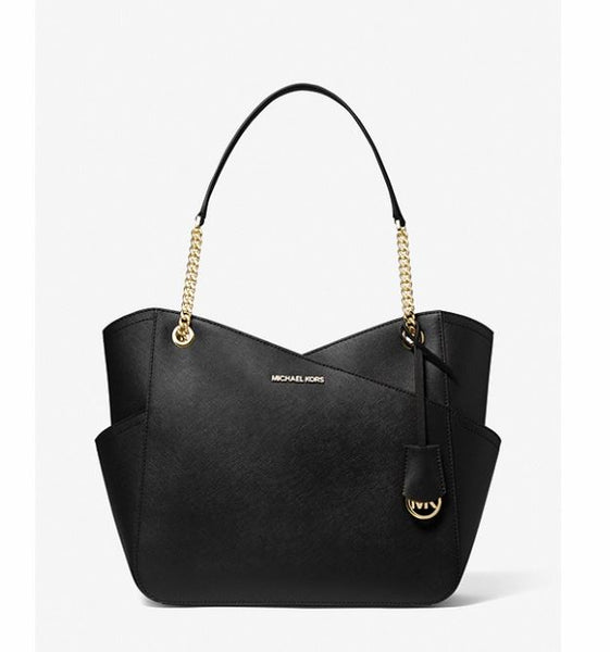 Jet Set Large Saffiano Leather Shoulder Bag