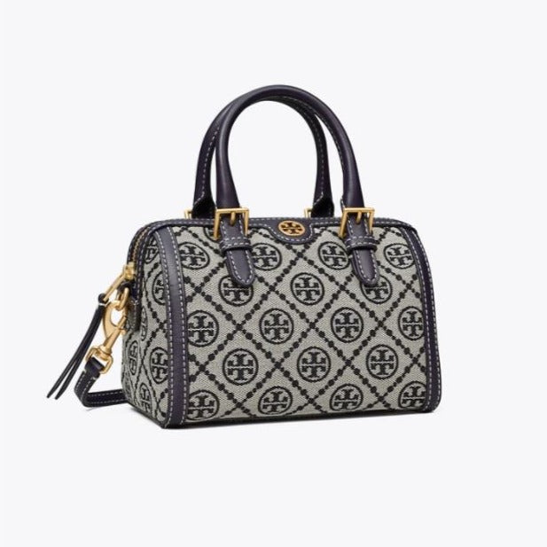 T Monogram Jacquard Mini Barrel