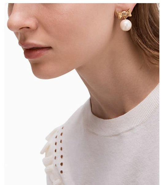 All Wrapped Up In Pearls Drop Earrings