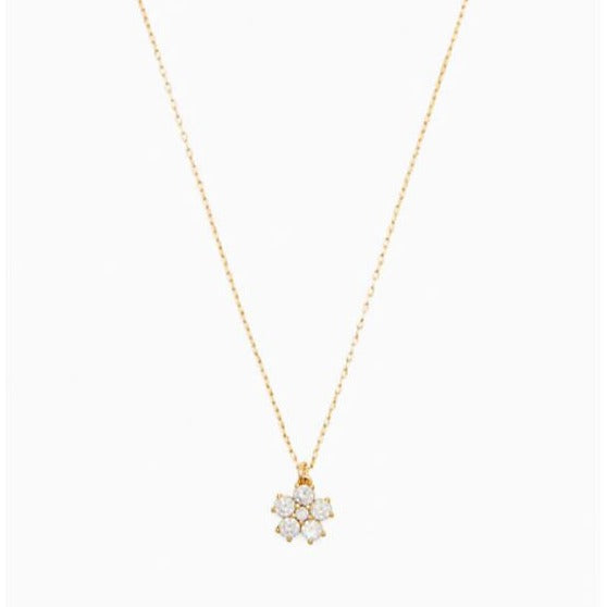 Gleaming Gardenia Flower Mini Pendant