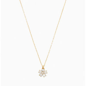 Gleaming Gardenia Flower Mini Pendant