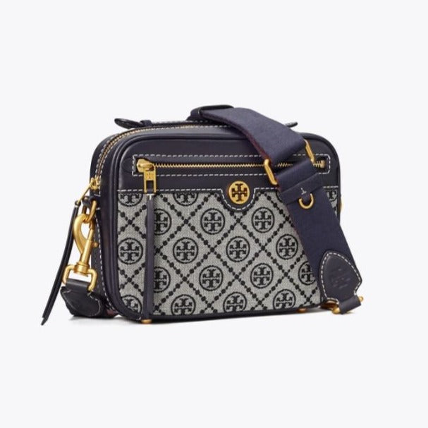 T Monogram Jacquard Camera Bag