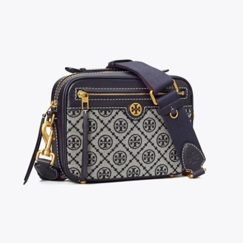 T Monogram Jacquard Camera Bag
