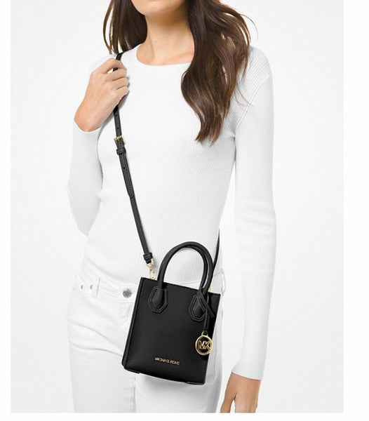 Mercer Extra-Small Pebbled Leather Crossbody Bag