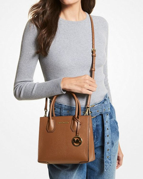 Mercer Medium Pebbled Leather Crossbody Bag