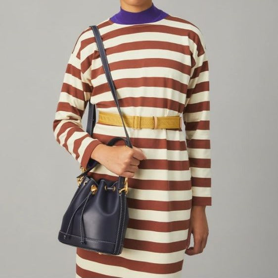 Leather Bucket Bag