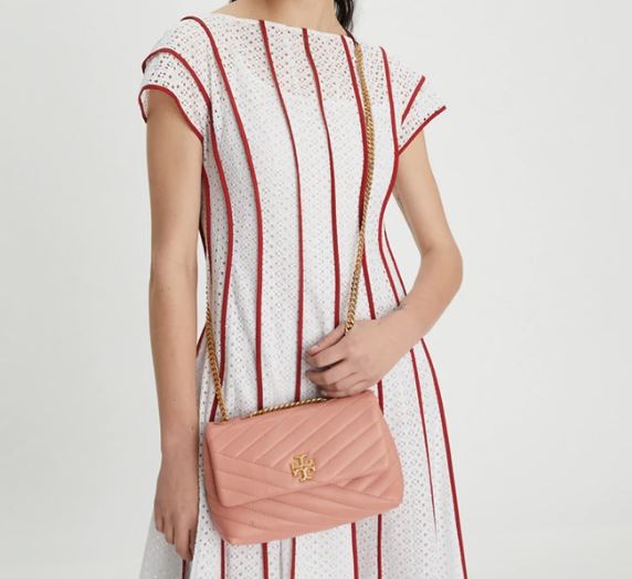 Kira Chevron Small Convertible Shoulder Bag
