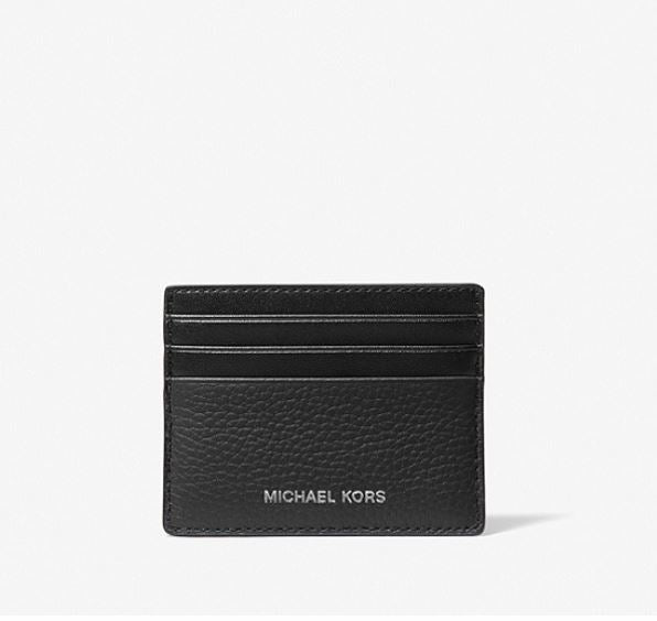Cooper Pebbled Leather Tall Card Case