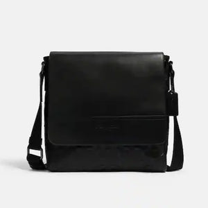 Houston Map Bag In Signature Leather