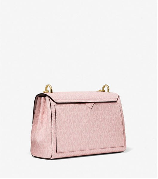 Lita Medium Two-Tone Logo Crossbody Bag