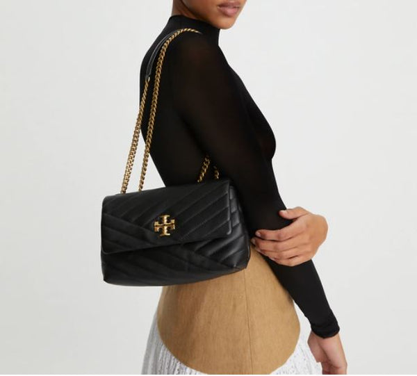 Kira Chevron Small Convertible Shoulder Bag