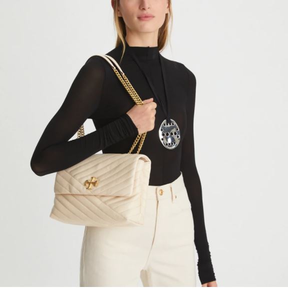Kira Chevron Convertible Shoulder Bag