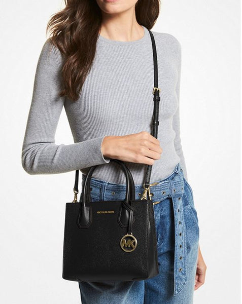 Mercer Medium Pebbled Leather Crossbody Bag