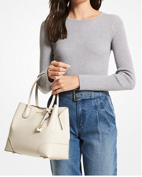 Mercer Gallery Medium Faux Leather Tote Bag