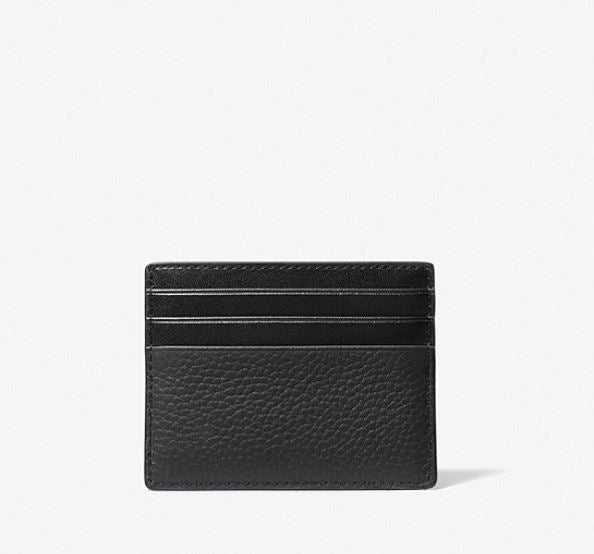 Cooper Pebbled Leather Tall Card Case