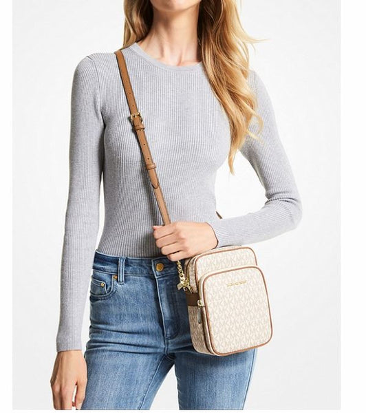 Jet Set Travel Medium Logo Crossbody Bag