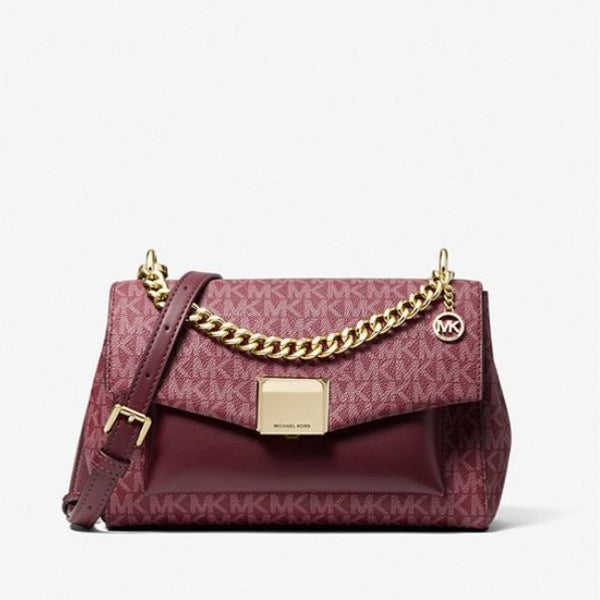 Lita Medium Two-Tone Logo Crossbody Bag