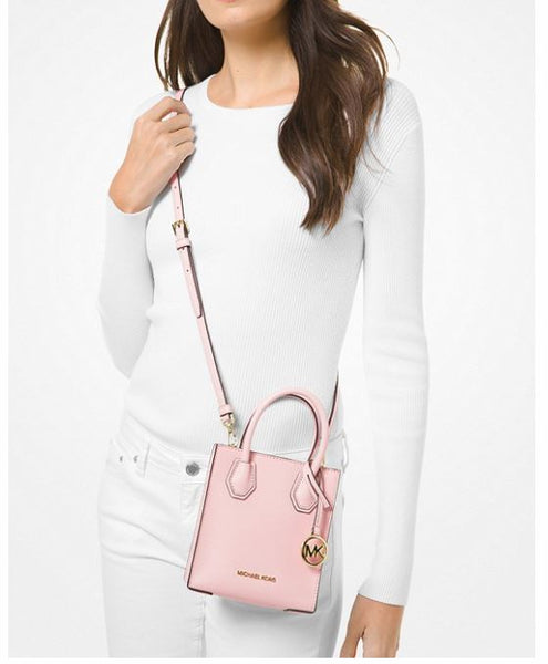 Mercer Extra-Small Pebbled Leather Crossbody Bag