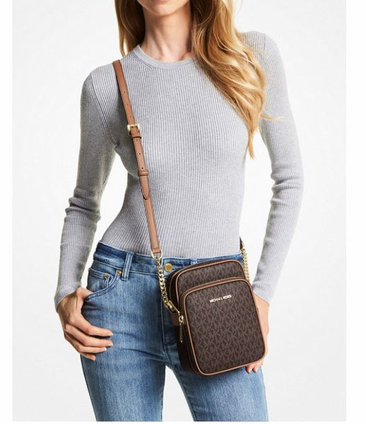 Jet Set Travel Medium Logo Crossbody Bag