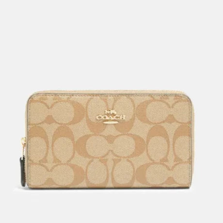 Medium Id Zip Wallet In Signature Canvas