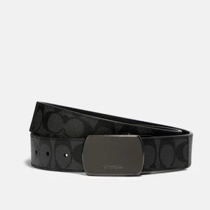 Plaque Buckle Cut To Size Reversible Belt, 38 Mm