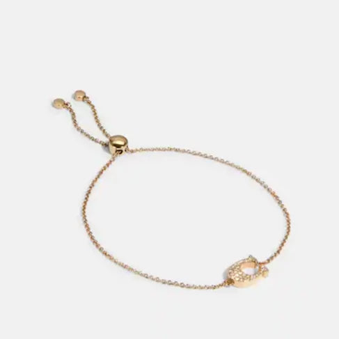 Pave Signature Slider Bracelet