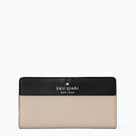 Staci Colorblock Large Slim Bifold Wallet