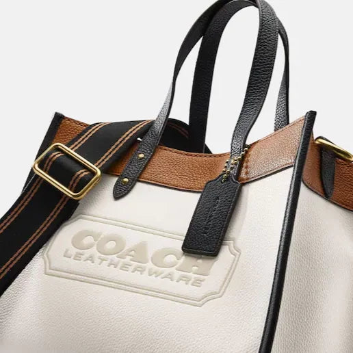 Field Tote 30 In Colorblock With Coach Badge