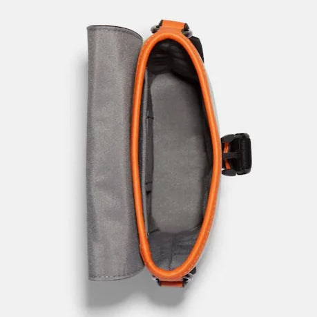 Track Small Flap Crossbody In Signature Canvas