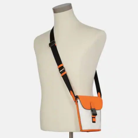 Track Small Flap Crossbody In Signature Canvas