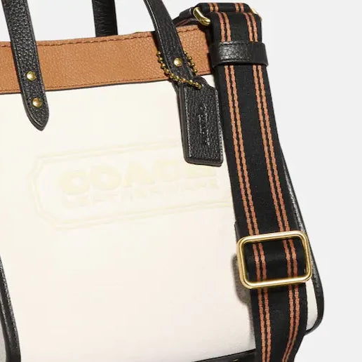 Field Tote 22 In Colorblock With Coach Badge