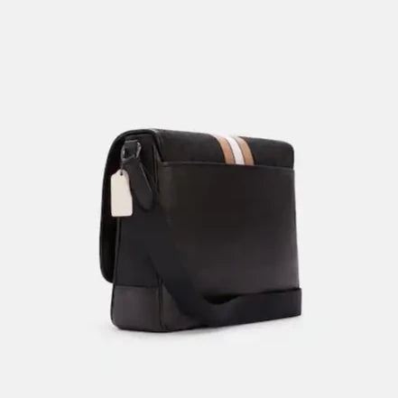 Thompson Map Bag In Signature Jacquard With Varsity Stripe