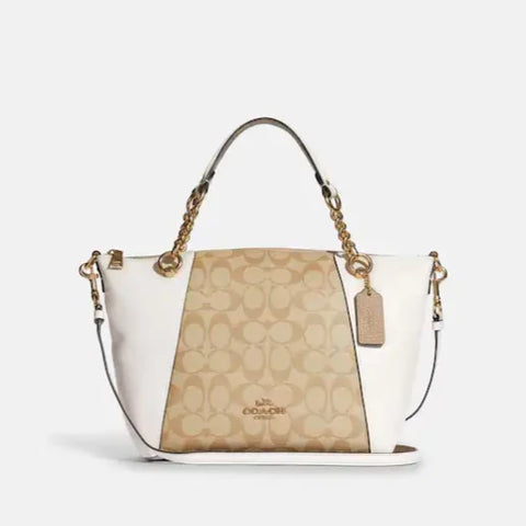 Kacey Satchel In Signature Canvas