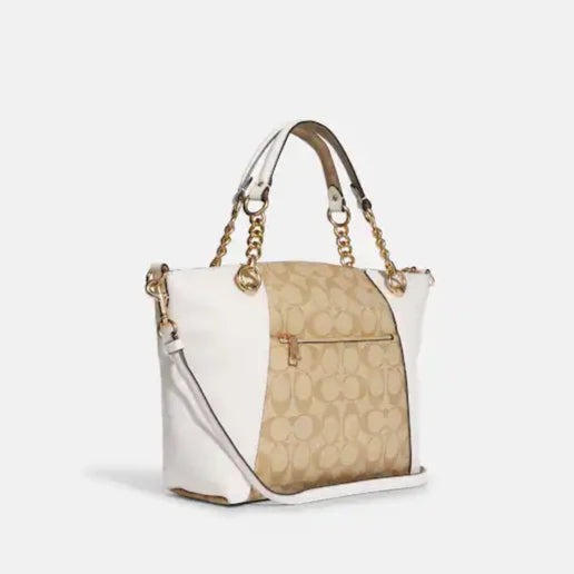 Kacey Satchel In Signature Canvas