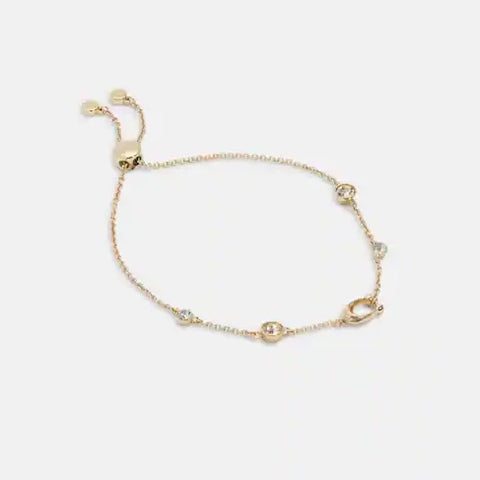 Signature Crystal Slider Bracelet