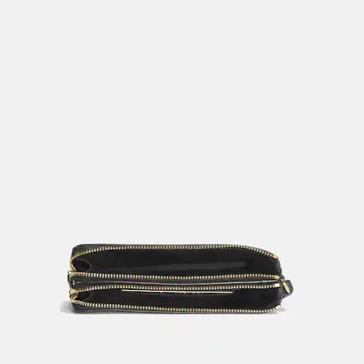 Double Corner Zip Wristlet In Signature Canvas