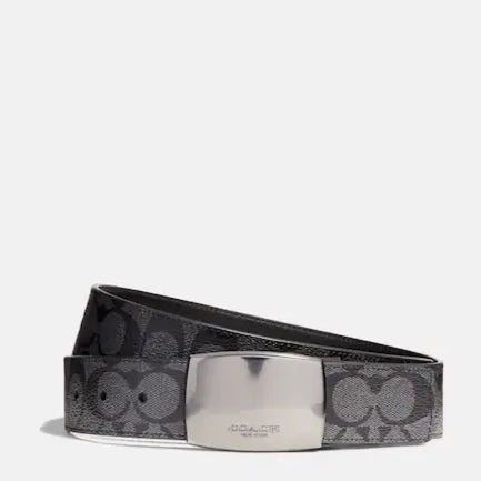 Boxed Harness Plaque Reversible Belt In Signature Canvas
