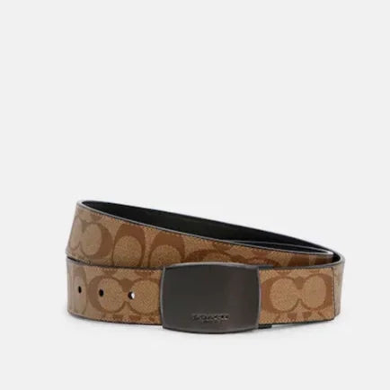 Boxed Harness Plaque Reversible Belt In Signature Canvas