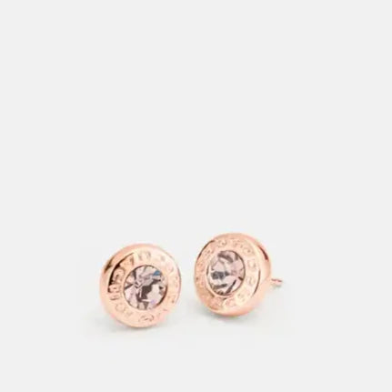 Open Circle Stone Strand Earrings