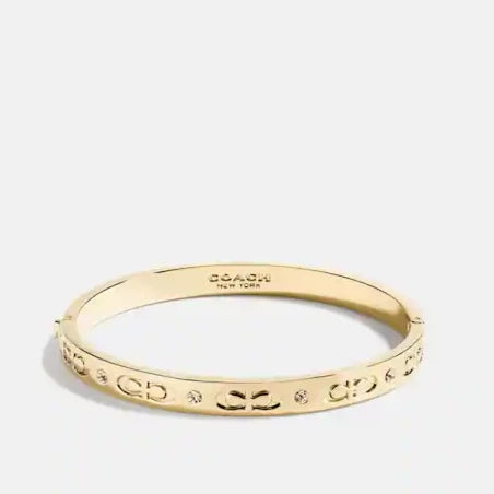 Kissing C Hinged Bangle