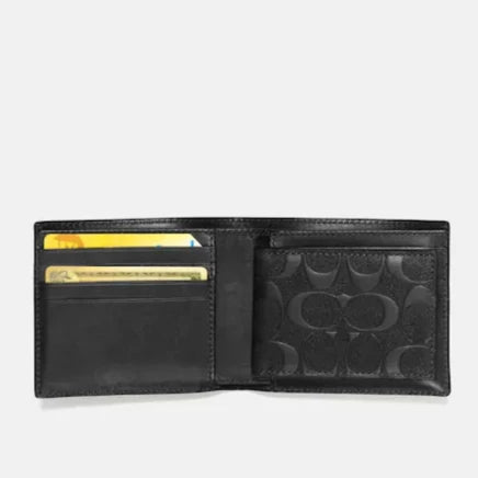 Compact Id Wallet In Signature Leather