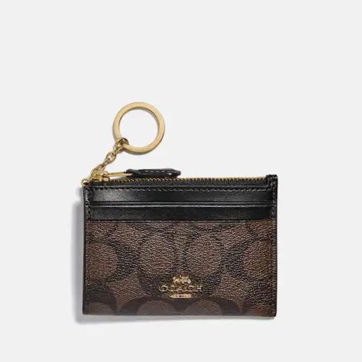 Mini Skinny Id Case In Signature Canvas