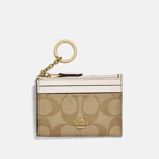 Mini Skinny Id Case In Signature Canvas